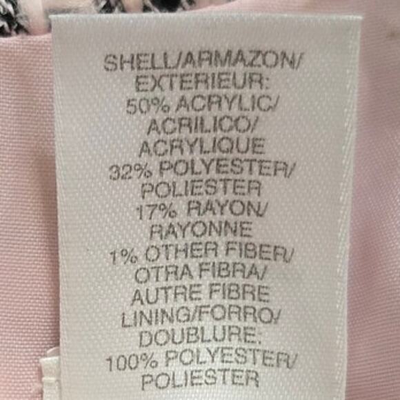 Emma James Women’s Tweed Plaid Blazer Jacket Size 12 Pink Lined Classic‎ - Picture 8 of 8